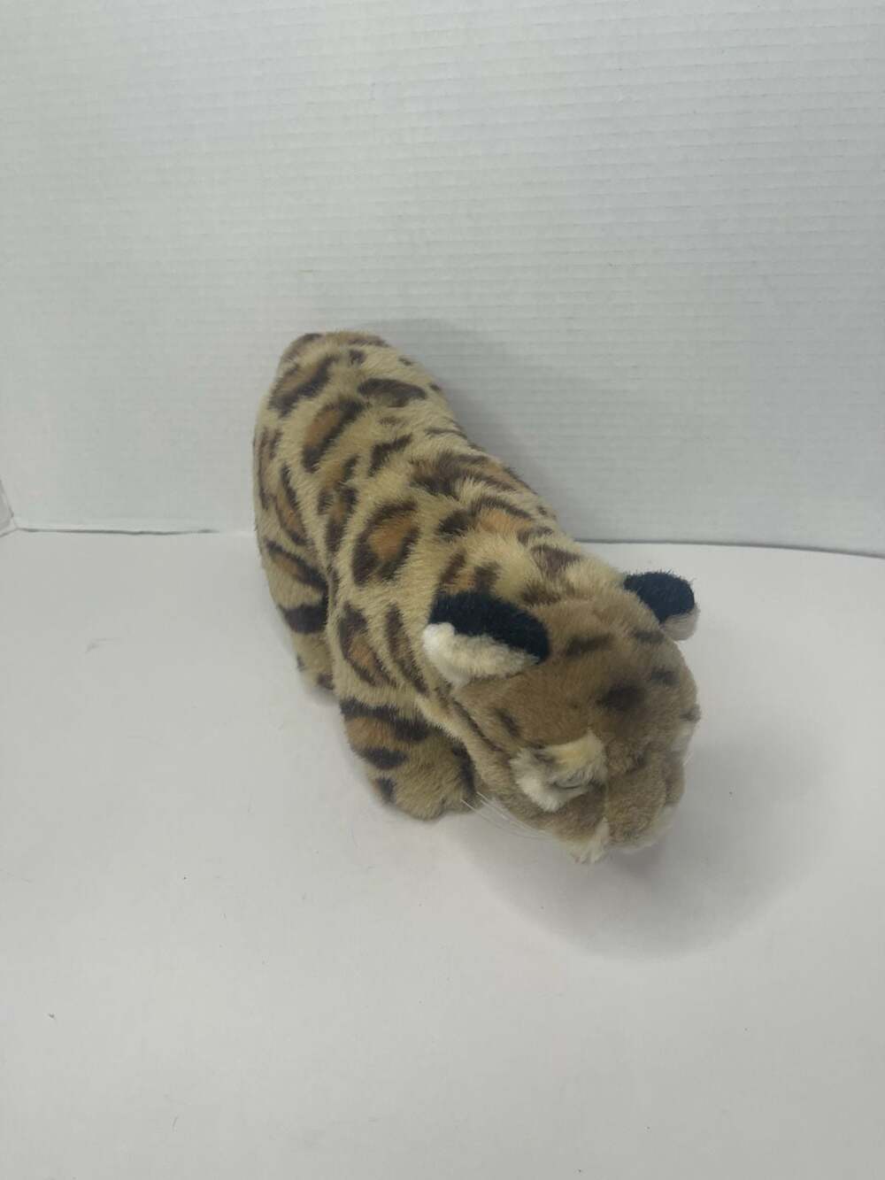 K&M International Wild Republic 1998 Realistic Leopard Plush Stuffed Animal 12โ